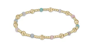 Dignity Sincerity Pattern 4mm Bead Bracelet - Hot Mess