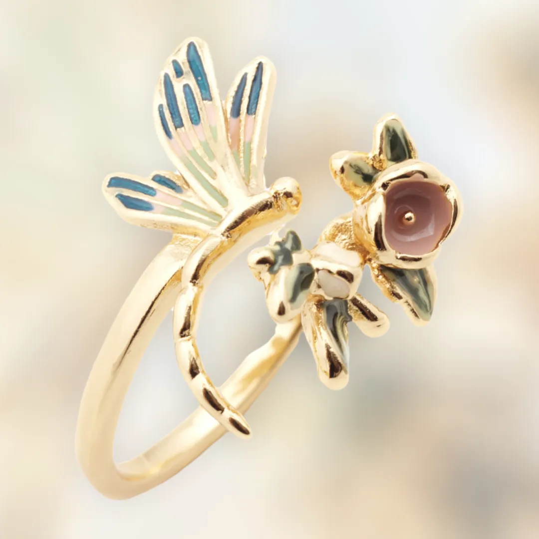 Dragonfly Open Ring by Bill Skinner