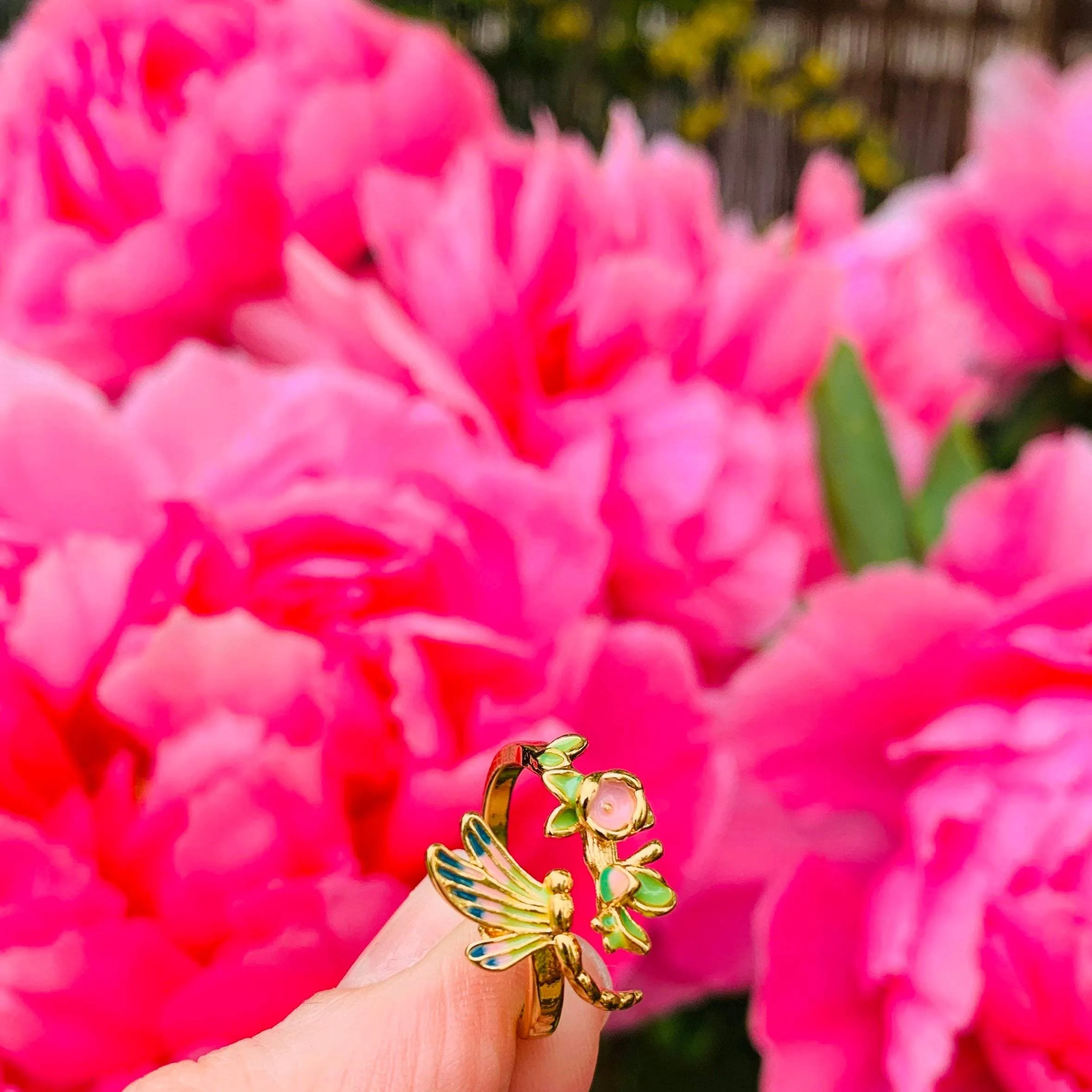 Dragonfly Open Ring by Bill Skinner