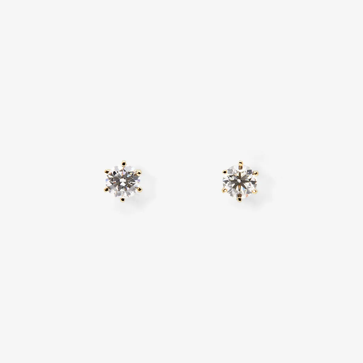 E1905W | 4.5mm White Diamond Studs