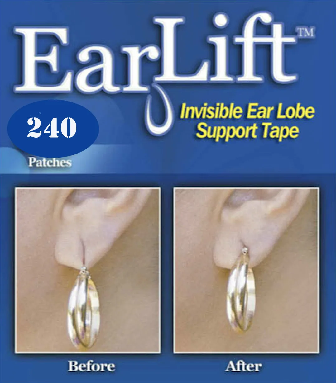 Earlift Earring Support Patches - 4 Pack (240 Patches)