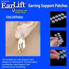 Earlift Earring Support Patches - 4 Pack (240 Patches)