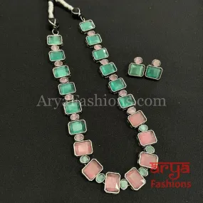 Elena Gemstone Designer Necklace