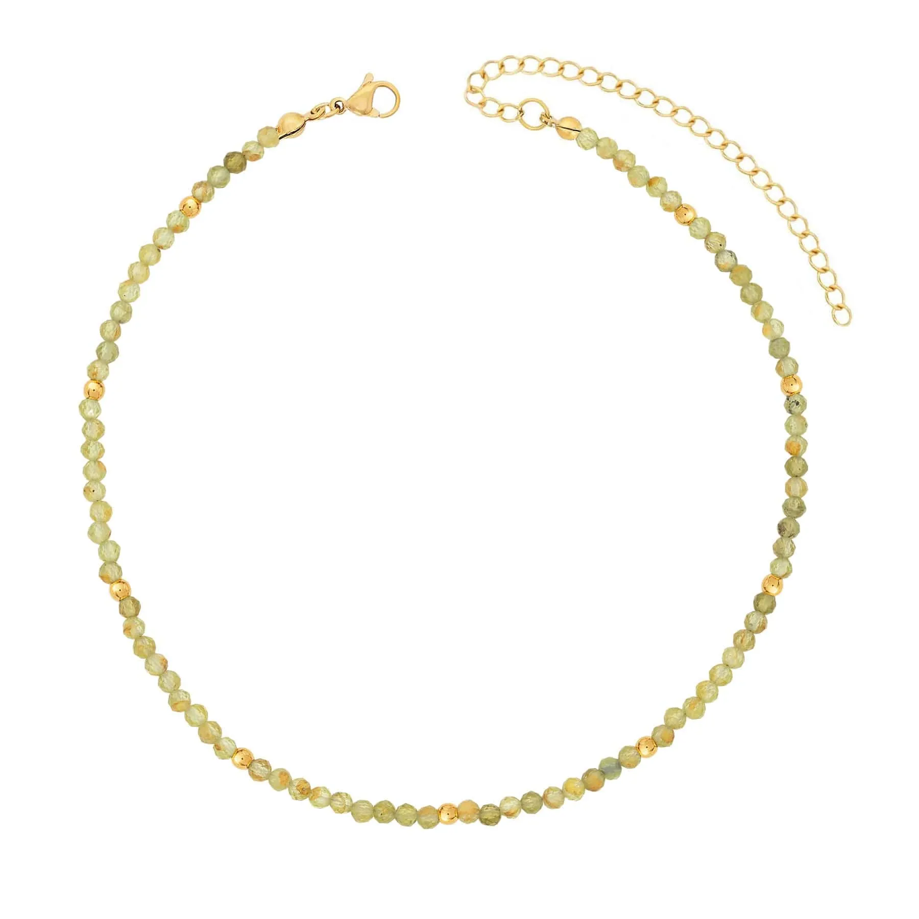 Elsie Peridot Choker Necklace