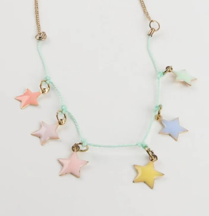 Enamel Star Necklace