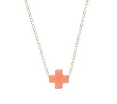 Enewton Design- Kid Cross Necklace - Coral