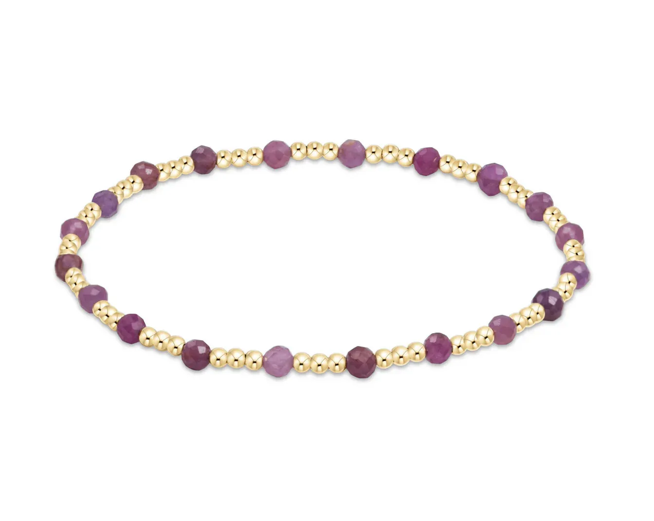 Enewton Enewton Gemstone Gold Sincerity Pattern 3mm Bracelets