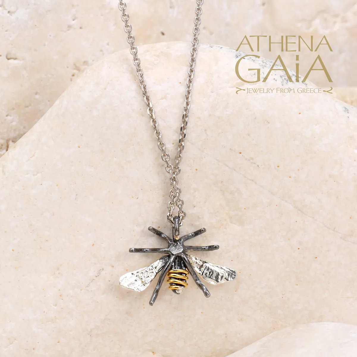 Faithful Honey Bee Necklace