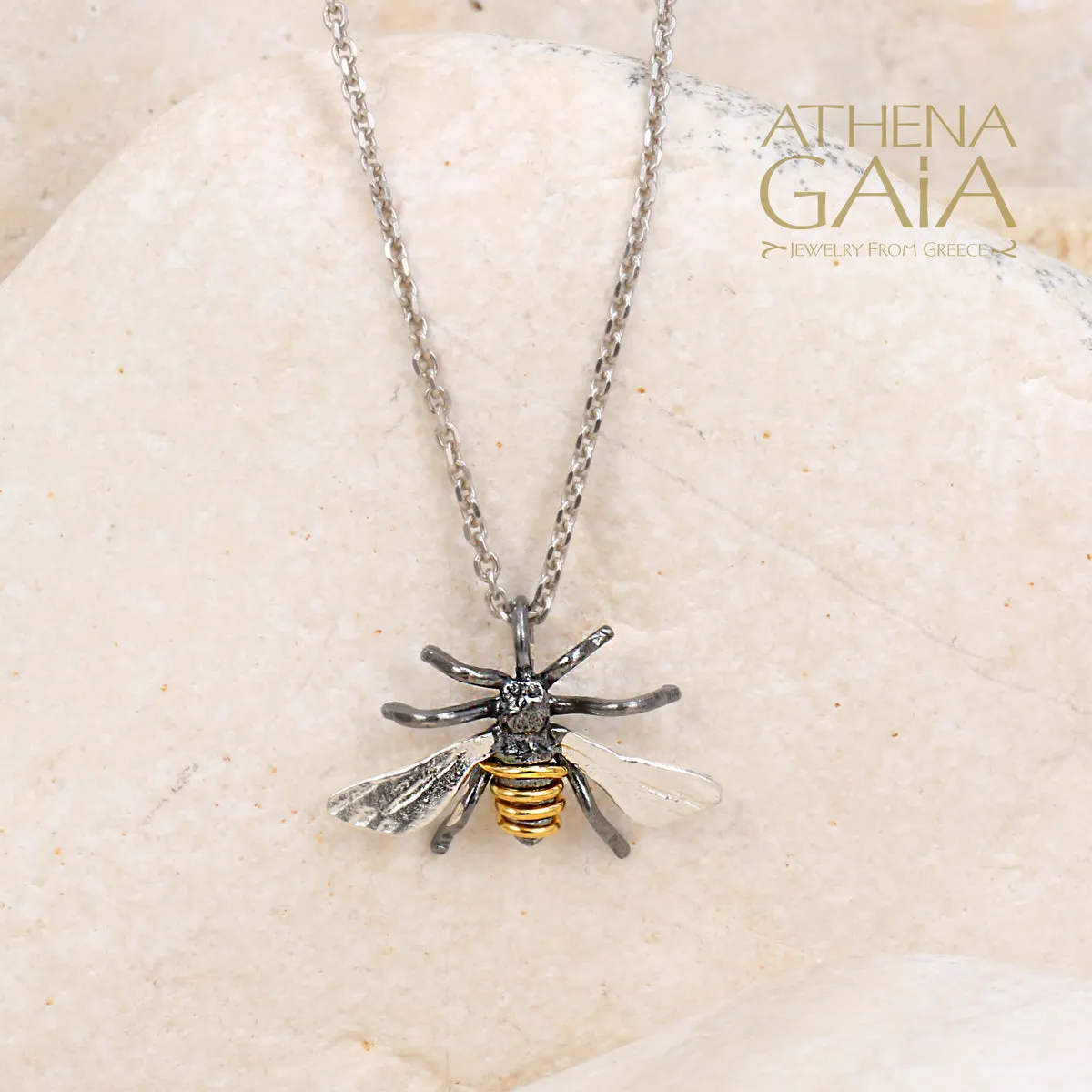 Faithful Honey Bee Necklace