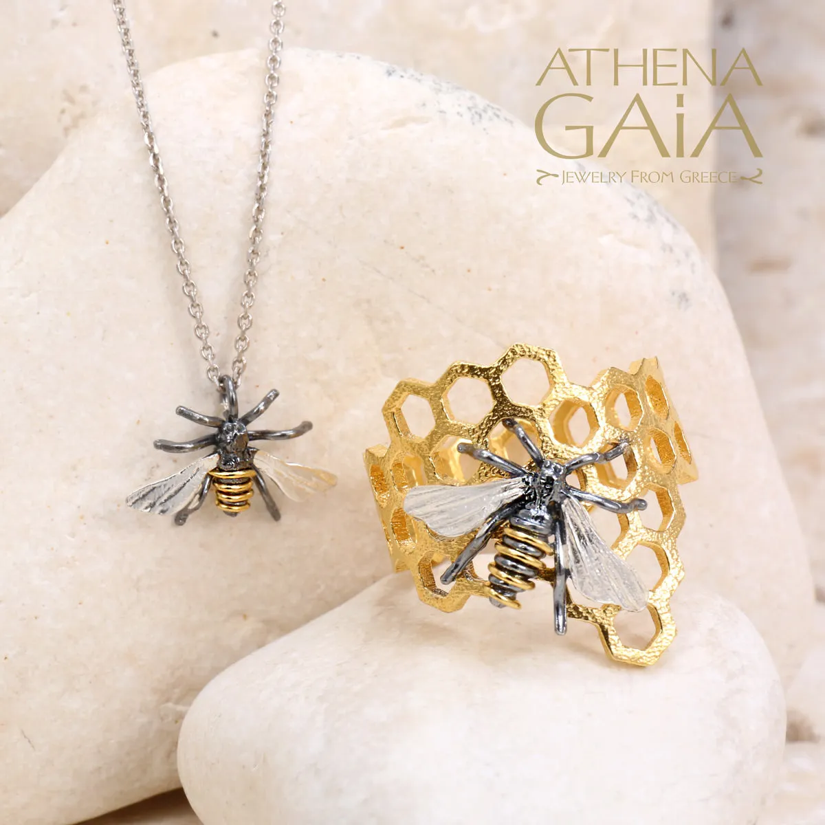 Faithful Honey Bee Necklace