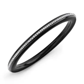 Fiona Black Onyx Bangle