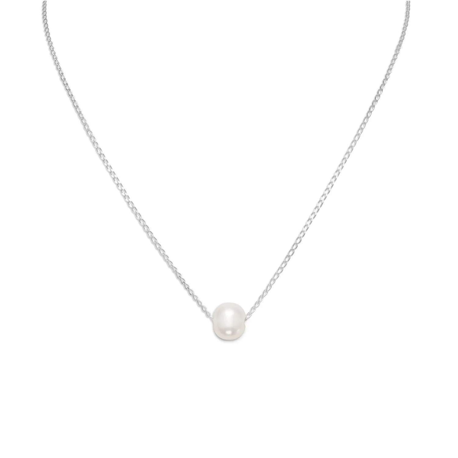 Floating Cultured Freshwater Pearl Necklace