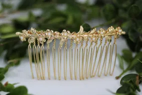 Forget-Me-Not Hair Comb