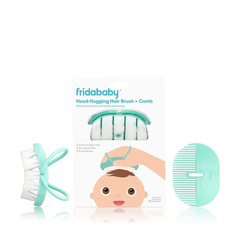 Fridababy Infant Head-Hugging Hair Brush   Styling Comb Set