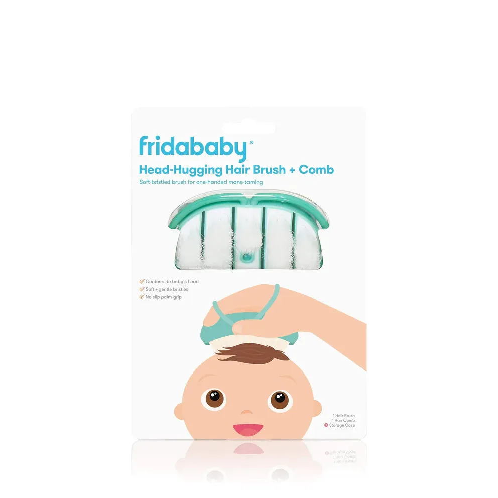 Fridababy Infant Head-Hugging Hair Brush   Styling Comb Set