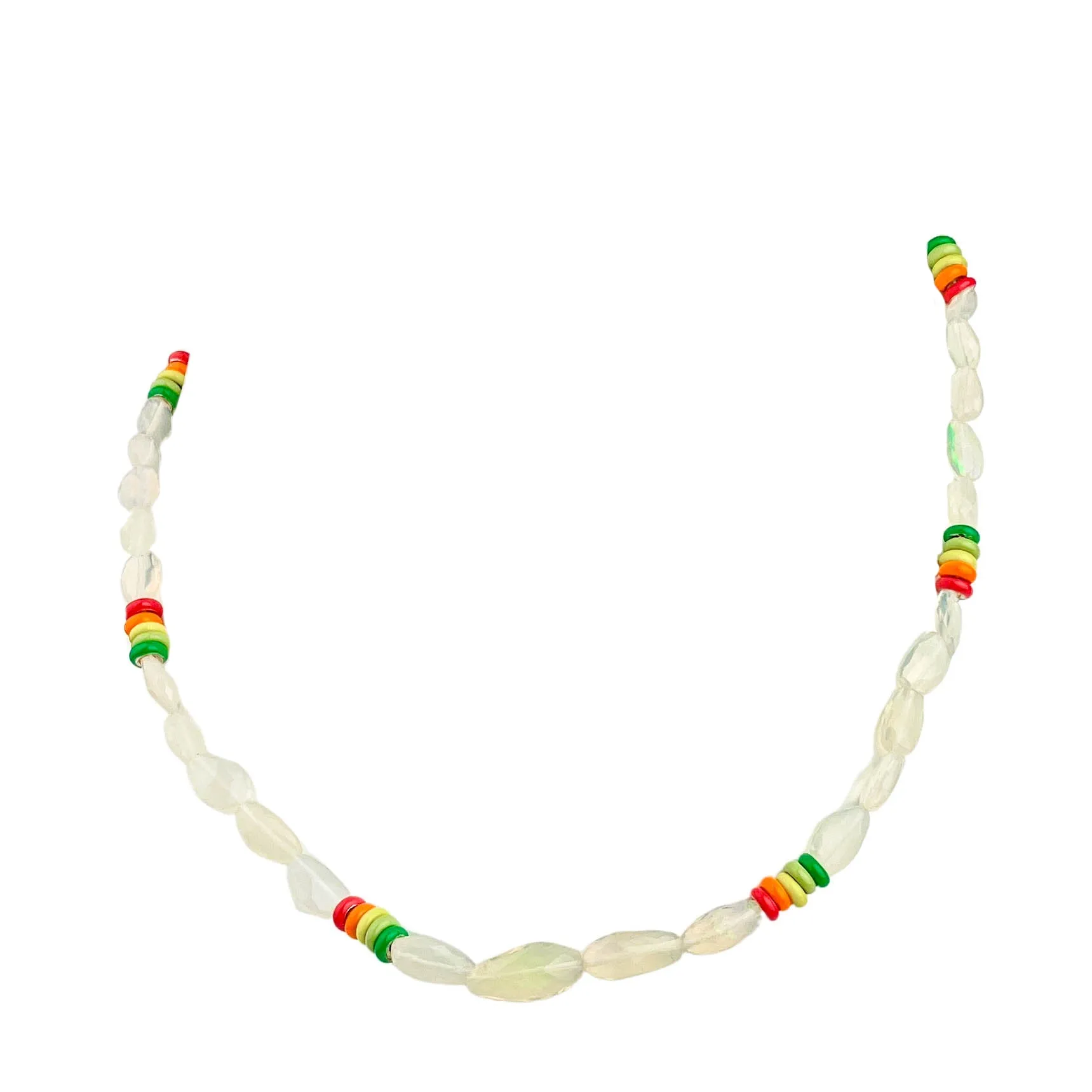 Fry Powers Opal Collar Necklace in Sunrise Multi