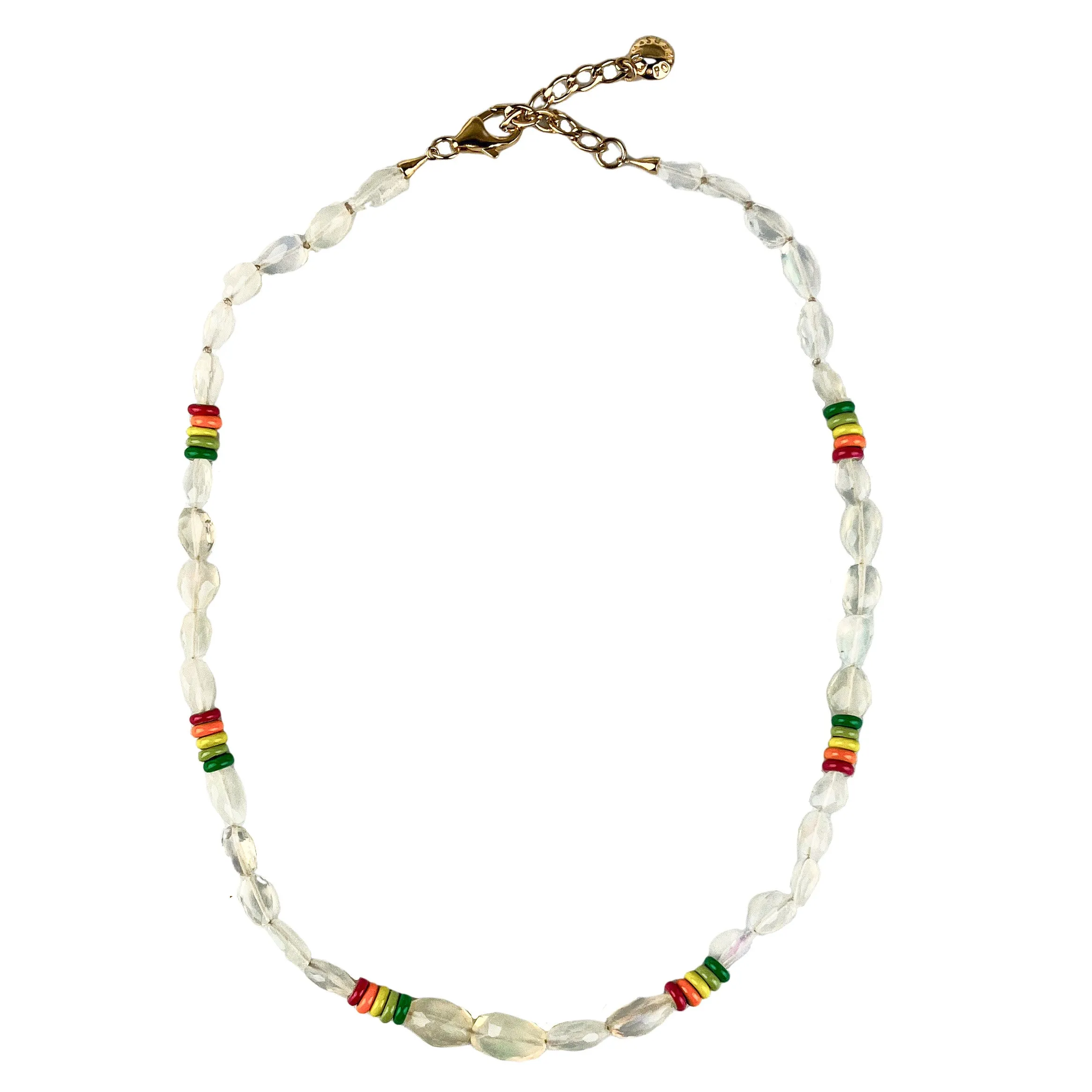 Fry Powers Opal Collar Necklace in Sunrise Multi