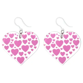 Full of Love Dangles Hypoallergenic Earrings for Sensitive Ears Made with Plastic Posts