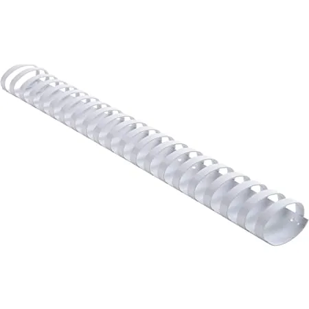 GBC BINDING COMB OVAL 21RG 45MM WHITE