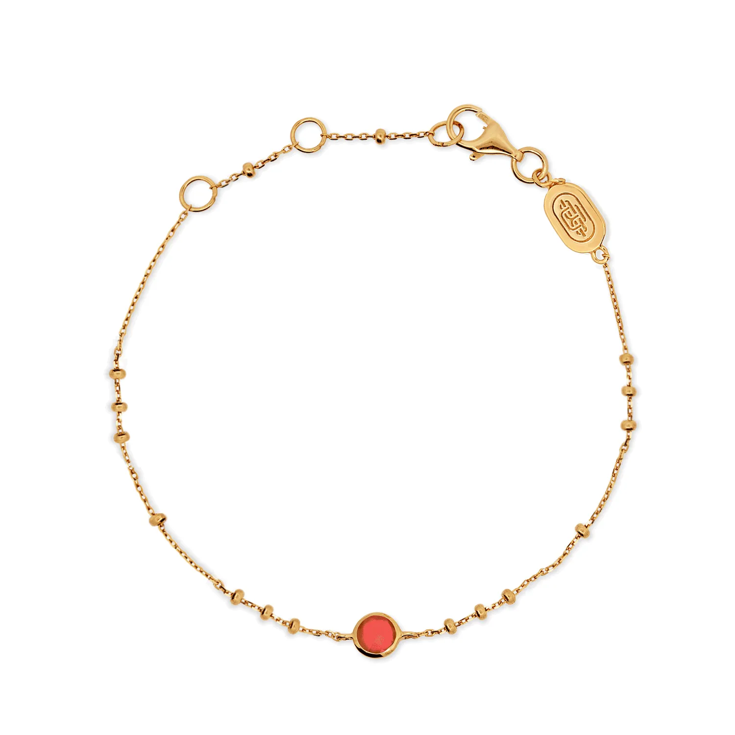 Gold Birthstone Bracelet