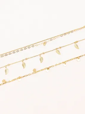 Golden Anklet Set