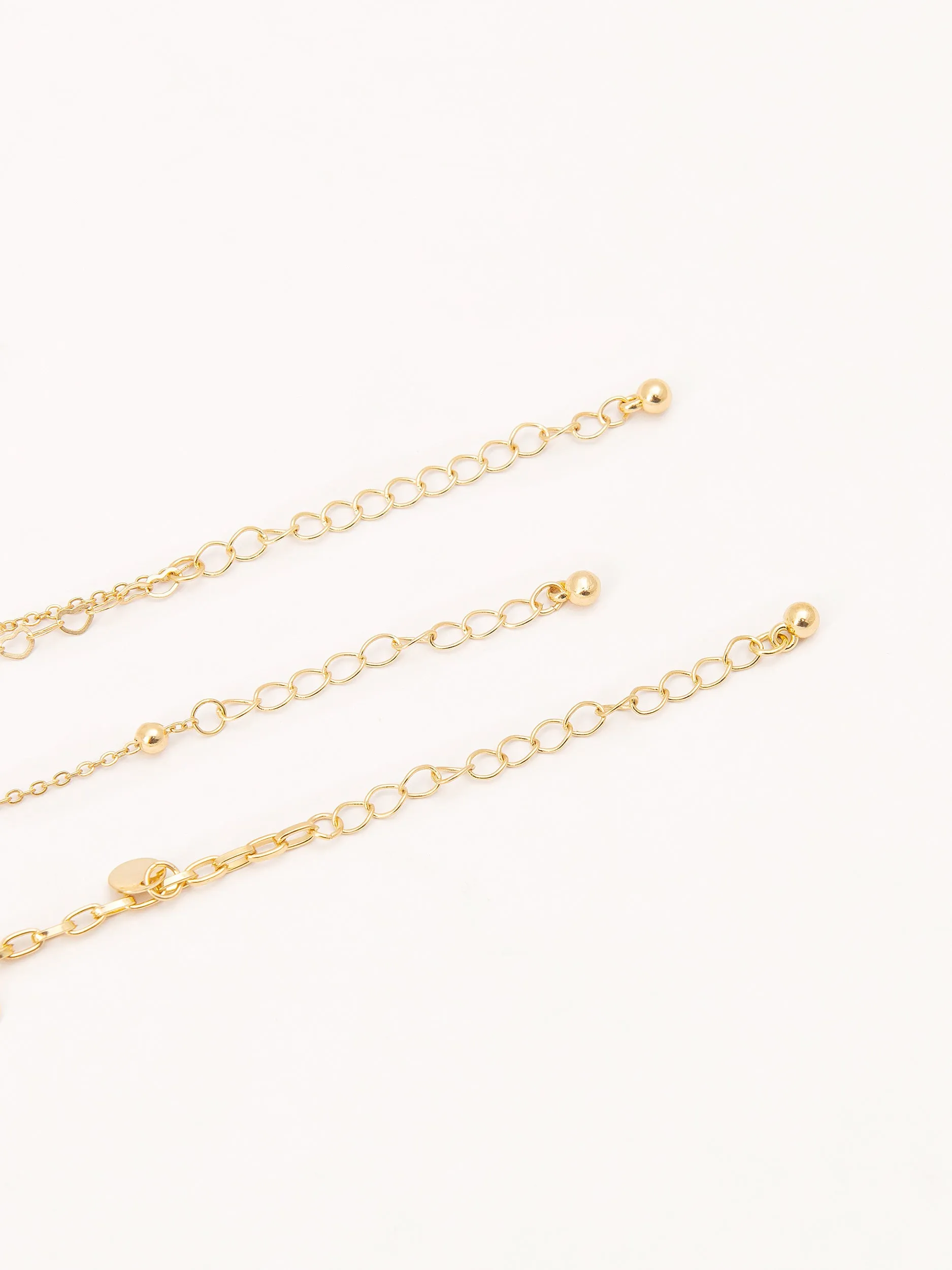 Golden Anklet Set