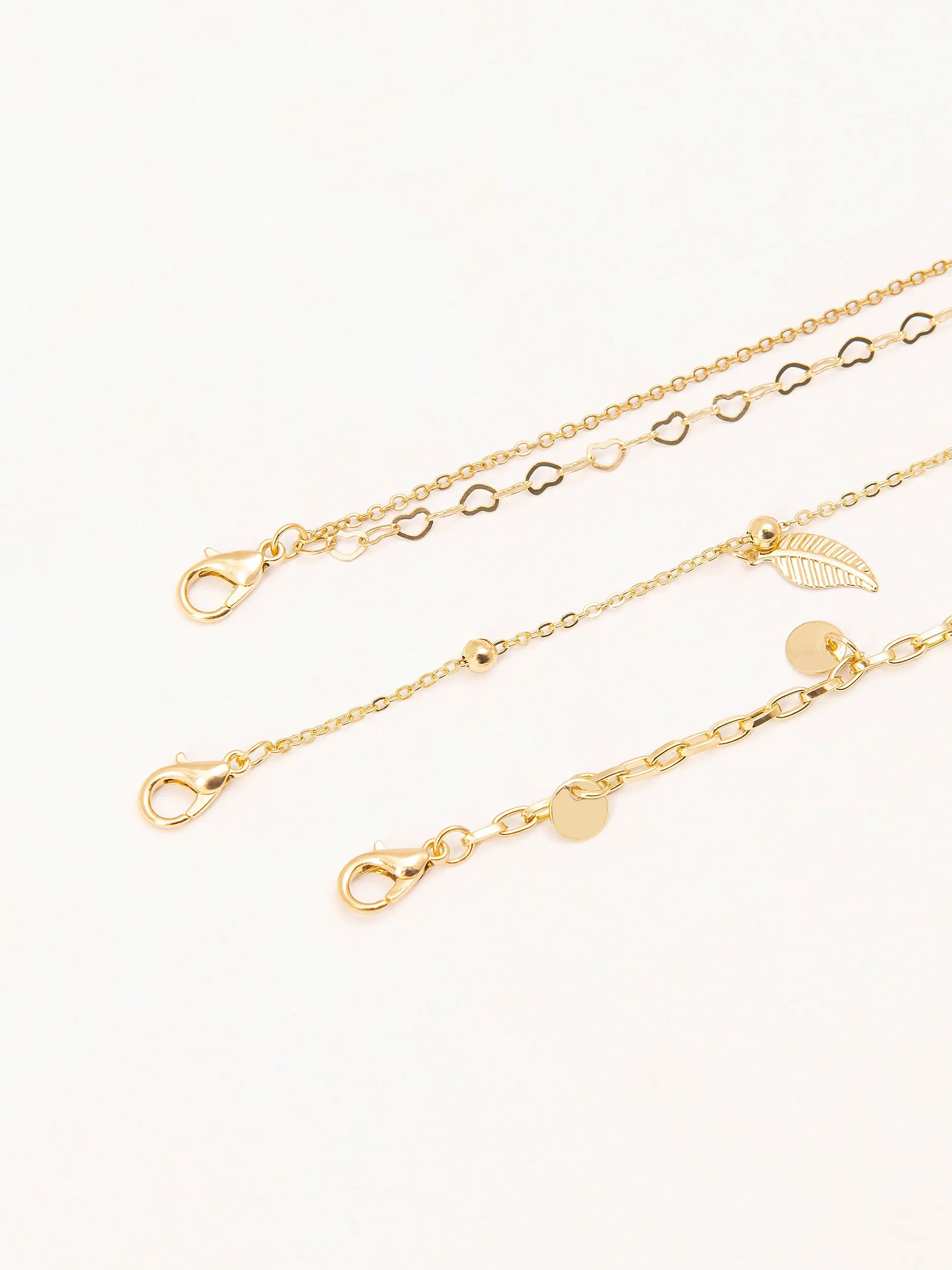 Golden Anklet Set