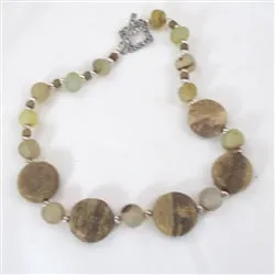 Handcrafted Agate Beaded Necklace Afghanistan Agate