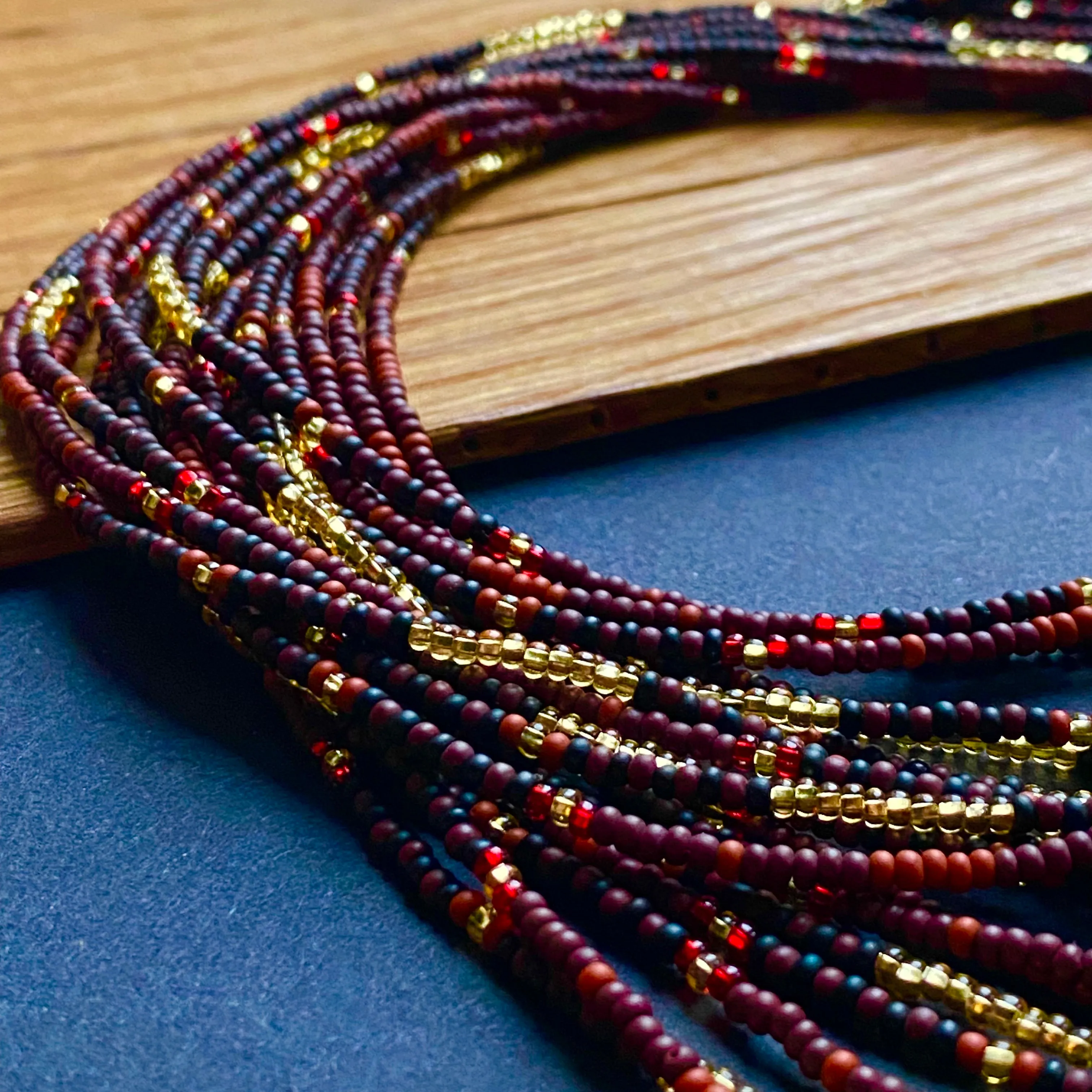 Handmade Long Wrap Layered Necklace for Women