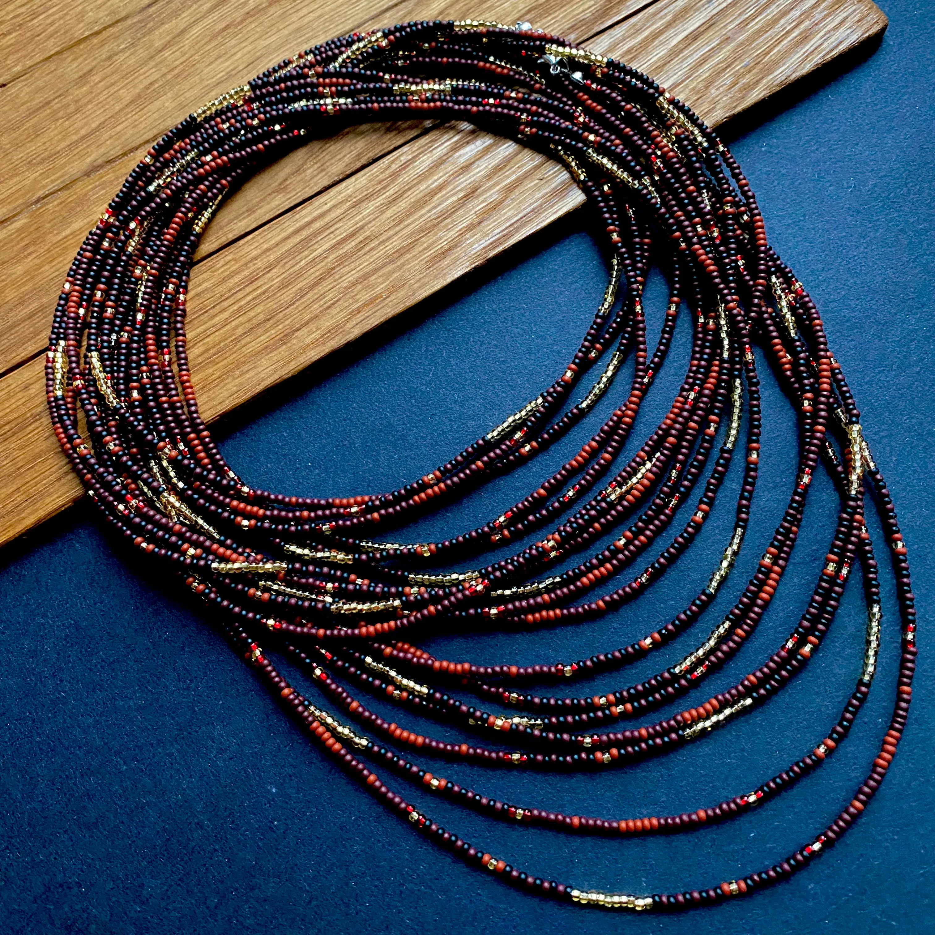 Handmade Long Wrap Layered Necklace for Women