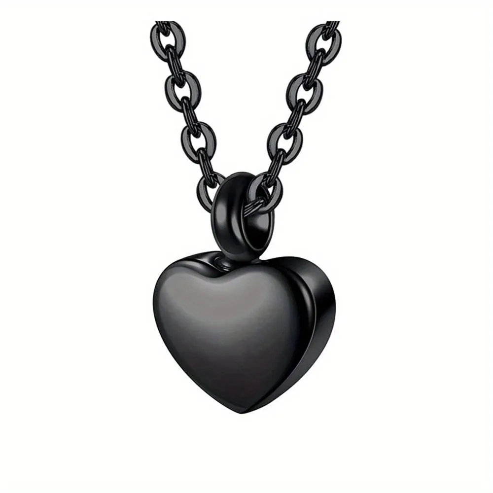 Heart Locket Cremation Necklace Cherish Eternal Memories with Double Ashes