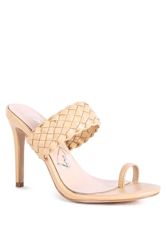 High Society - Woven Toe Ring Sandal