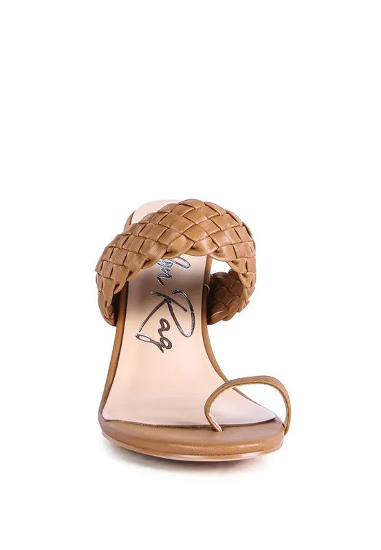 High Society - Woven Toe Ring Sandal