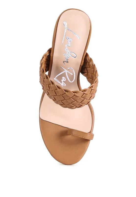 High Society - Woven Toe Ring Sandal