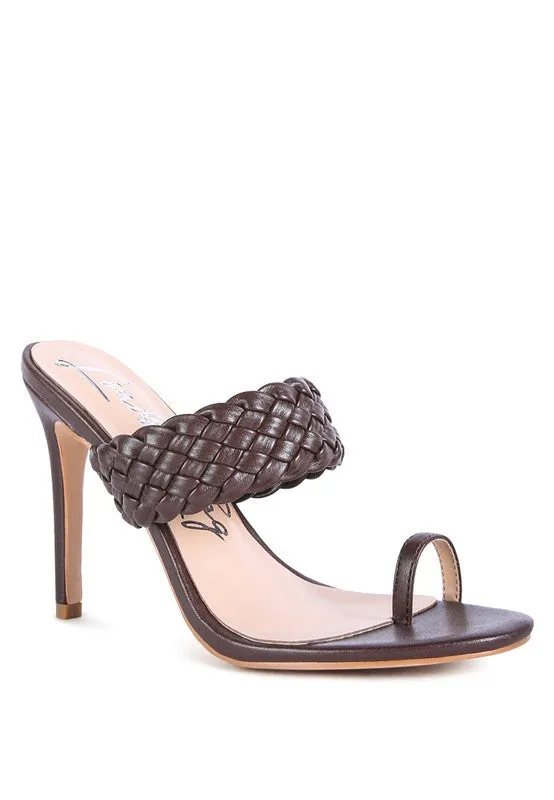 High Society - Woven Toe Ring Sandal