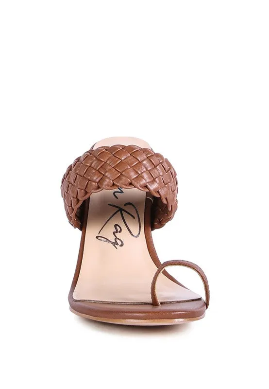 High Society - Woven Toe Ring Sandal