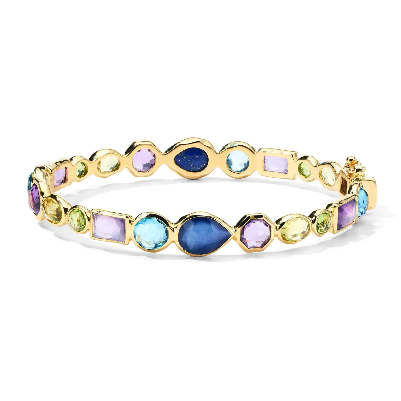 IPPOLITA Rock Candy Hero Gelato Hinge Bangle in Alpine