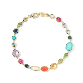 IPPOLITA Rock Candy Yellow Gold Bracelet in Summer Rainbow