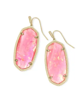 Kendra Scott Elle Earring - Gold Iridescent Coral Illusion