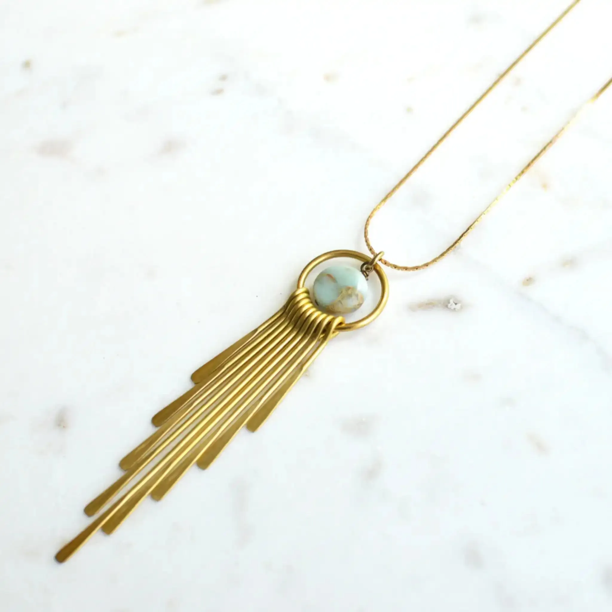 KJ Aurelia Fringe Necklace