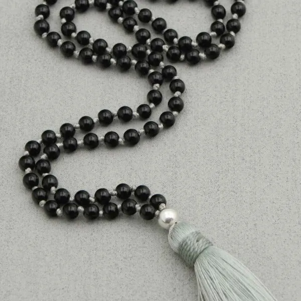 Knotted Gemstone Mala