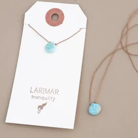 Larimar Teardrop Necklace