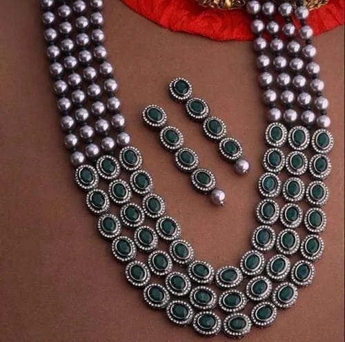 Layered Ad Kundan Necklace