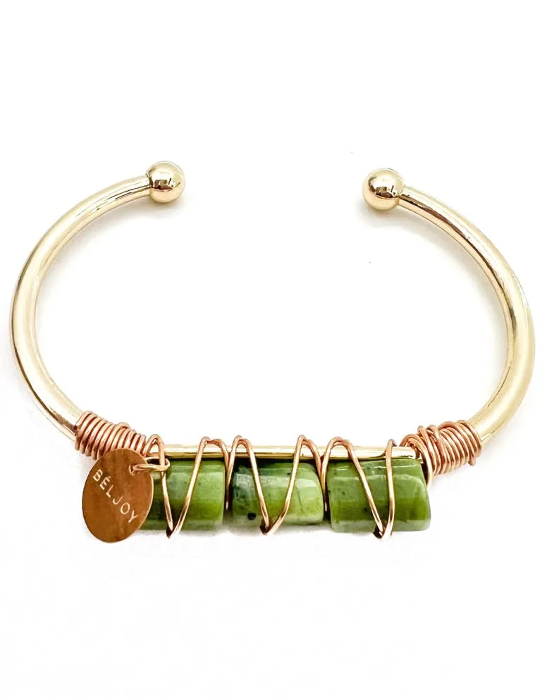 Lexi Gemstone Cuff Bracelet