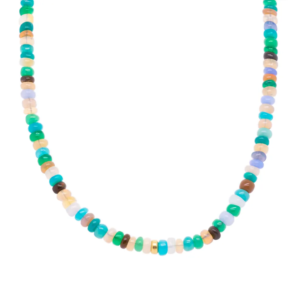 *Limited Edition* Multi Green and Blue Opal Necklace