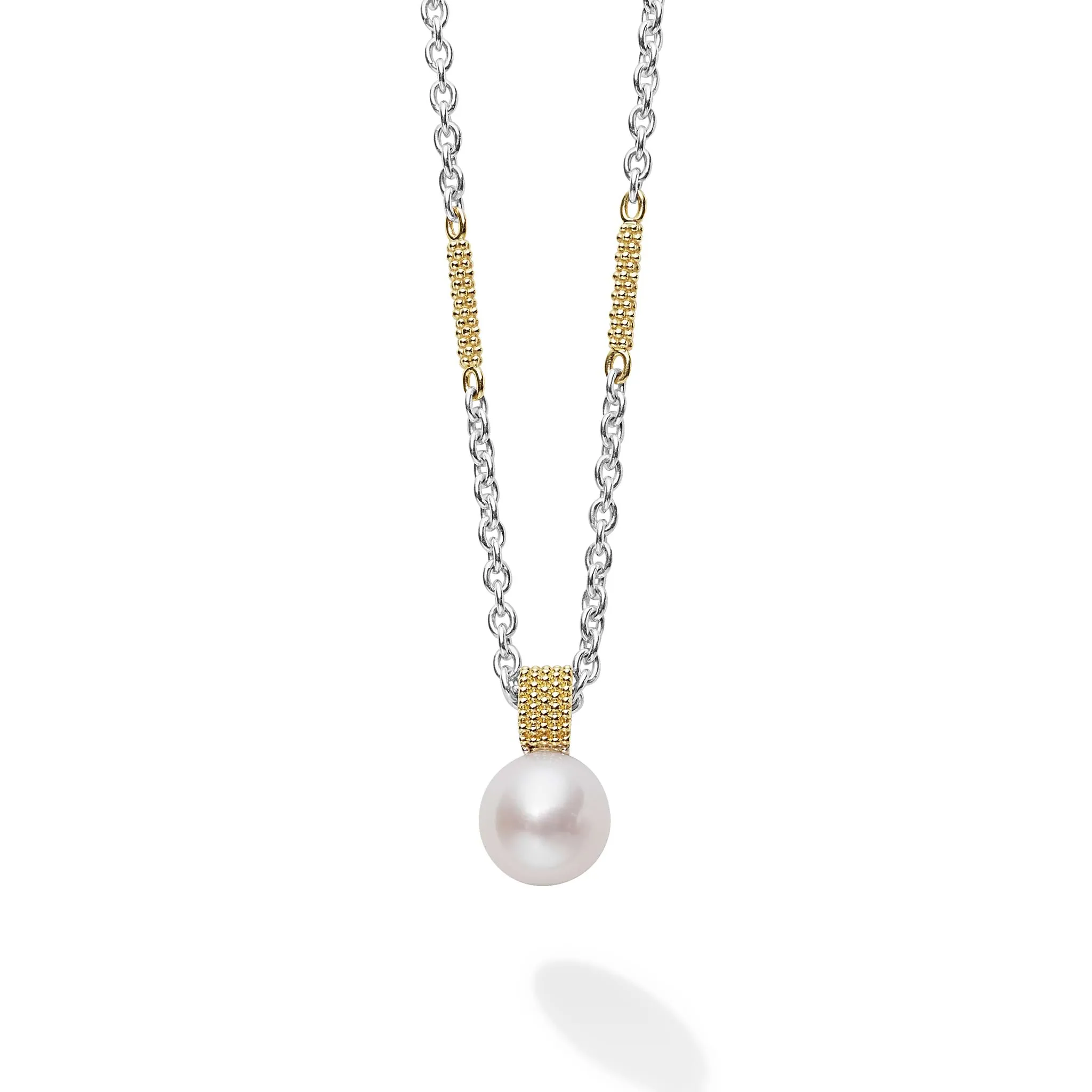 Luna 18K Gold Pearl Earring and Necklace Gift Set