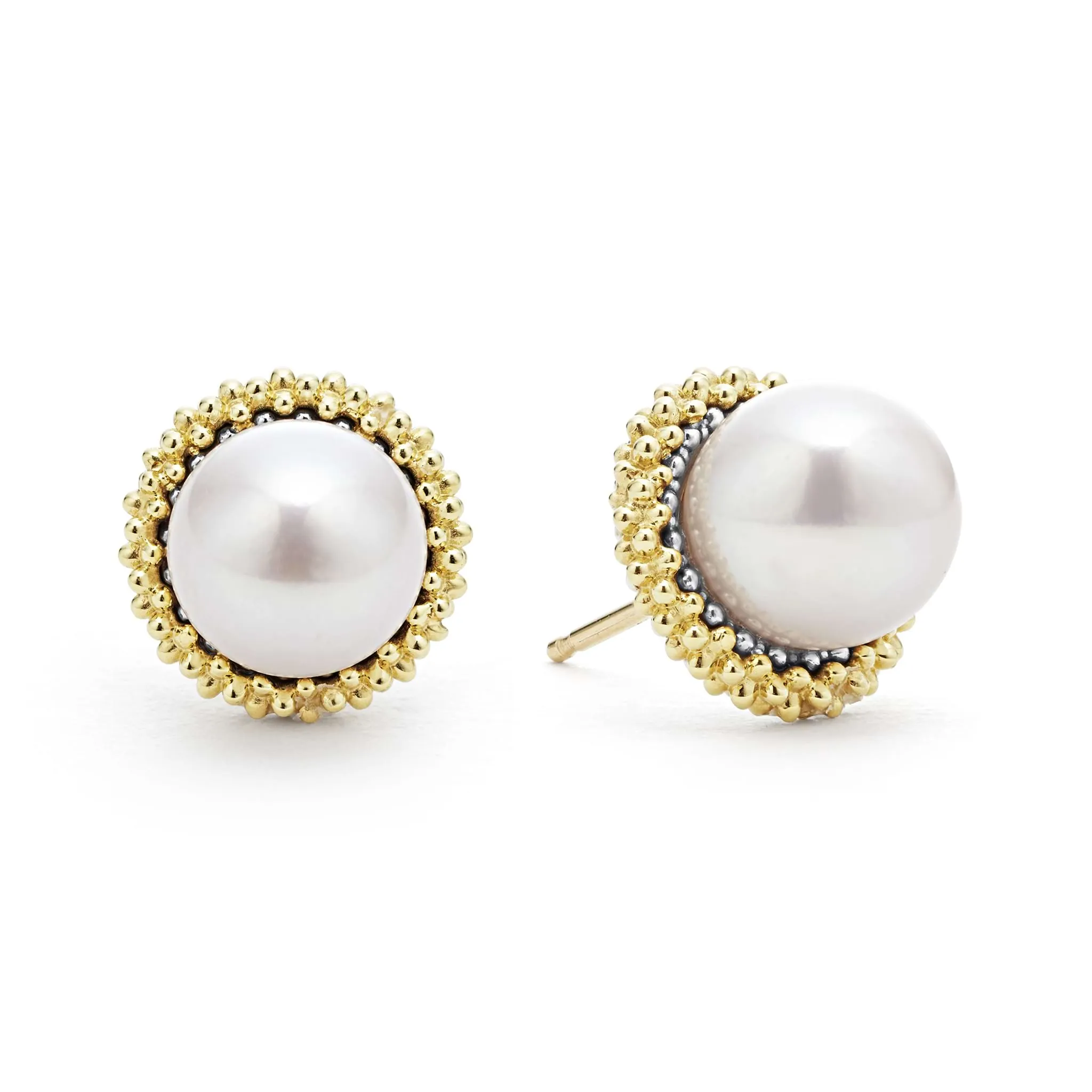 Luna 18K Gold Pearl Earring and Necklace Gift Set