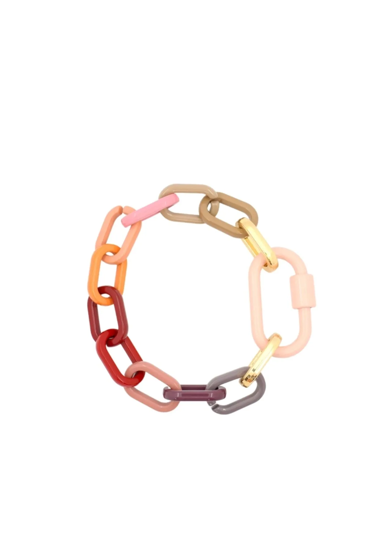 Luxe Link Enamel Chain Bracelet