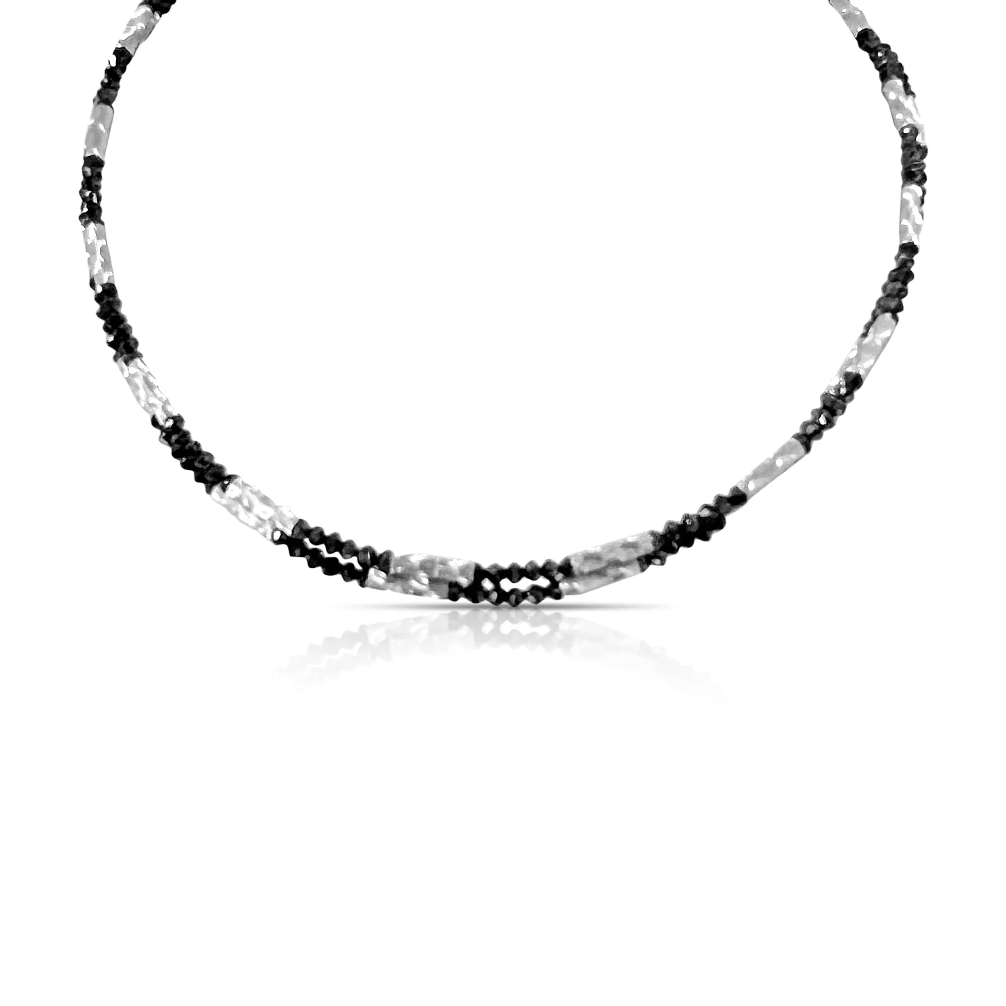 Magnetic Convertible Necklace in 18k YG/ Platinum