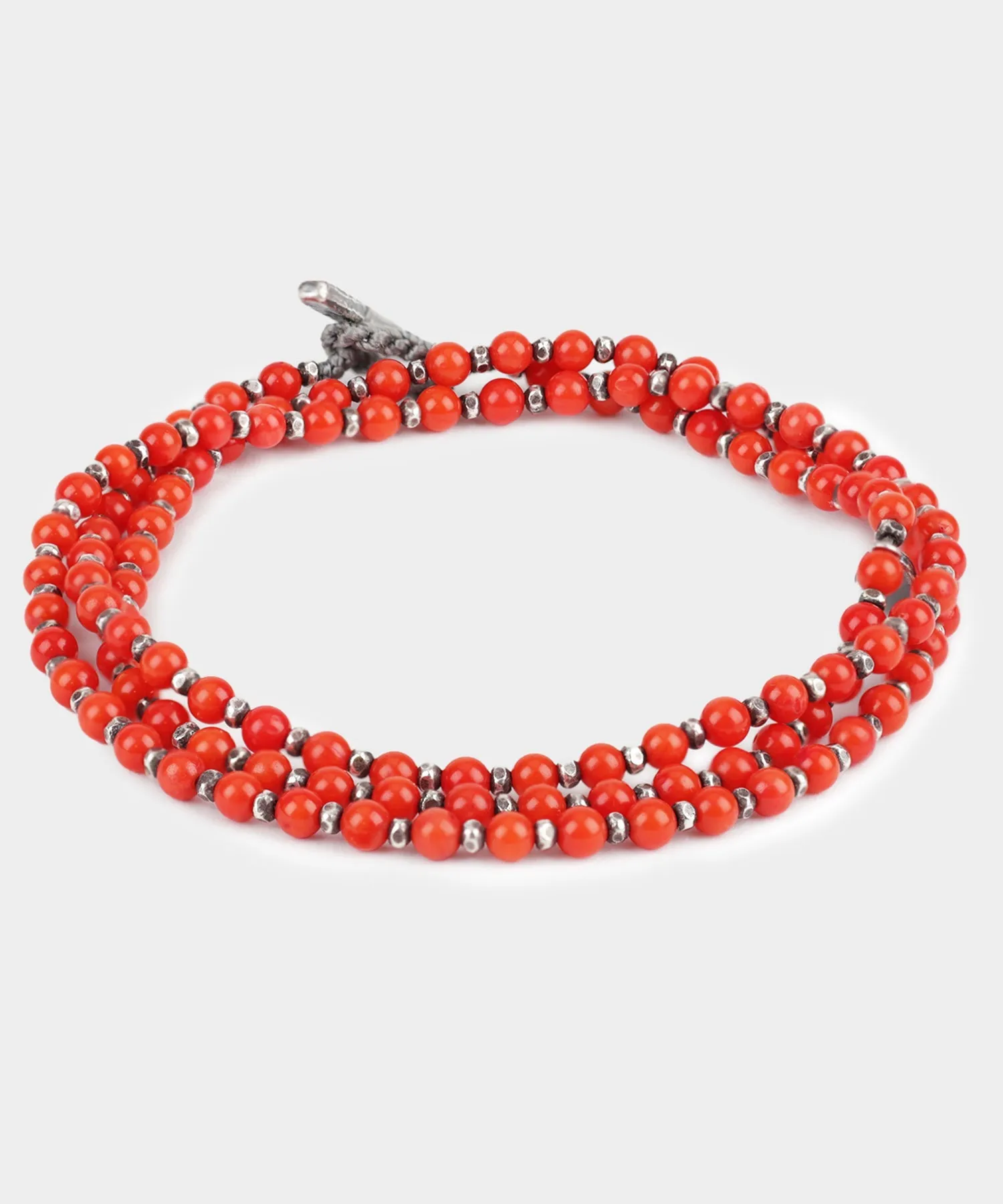 Maor The Silver Agora Bracelet / Necklace in Red